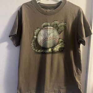 Wes & Willy tee boys 6 T-Shirt with Baseball Design